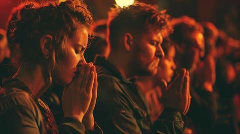 Quiet Revival - people in prayer