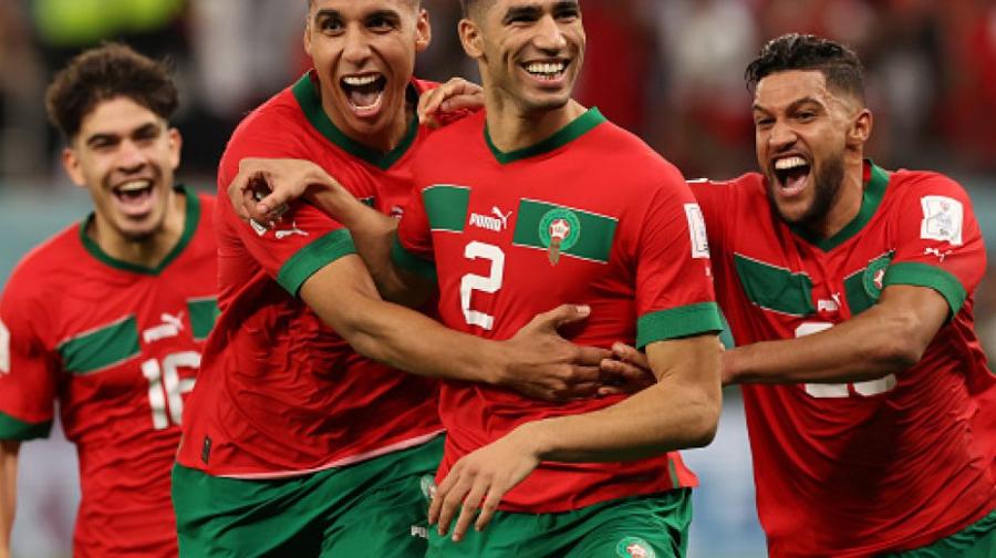 World Cup Soccer Players Celebrating